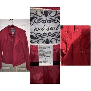 Pink Pea coat